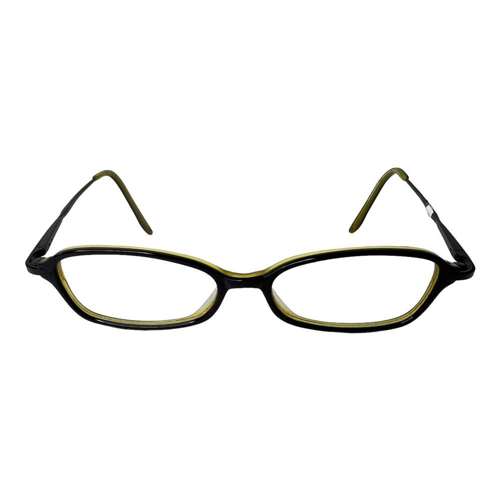 MIRACLECLIP Eyeglasses Frames Black/HNY 49-15-140 Mens Rectangular Frames H3732